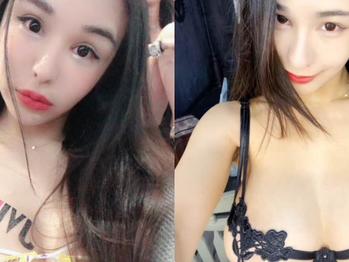 大尺度話題正妹「萬姊」鏤空好火辣，玩泡泡浴時「惹火挑逗」引轟動！