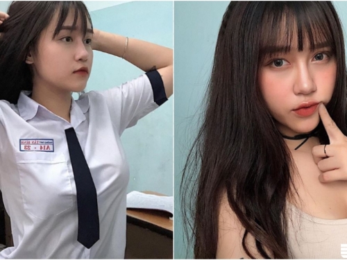 越南姑娘真的水～「清純高中妹」下課後大變身，「美乳纖腰」不吝嗇外放啊～