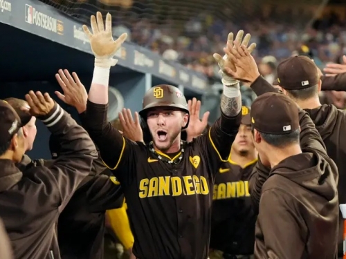 MLB》教士大物Merrill打爆道奇！寫季後賽第4年輕紀錄　有望奪下新人王