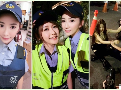 快衝了啦！超正「女警姐妹花」臨檢引Line瘋傳！幸福的「臨檢畫面」讓網友都投降了…