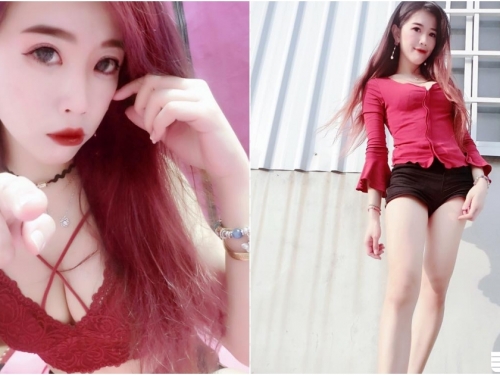 台南妹子「爆乳長腿」超兇der！在家自拍「白嫩美乳」只包浴巾真的好壞壞！