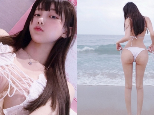 小頭大奶肥尻！「韓國真人芭比」曲線太超過，走在路上數起來有五顆球啊！