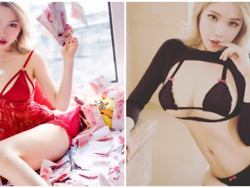 最小尺度是內衣！短髮「爆乳正妹」寫真尺度無底線，上空下空都不是問題！