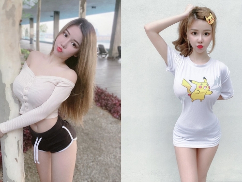 巨乳版鄧紫棋「周甄娜」也玩起睡衣挑戰！胸前「腫成小山」曲線一覽無遺