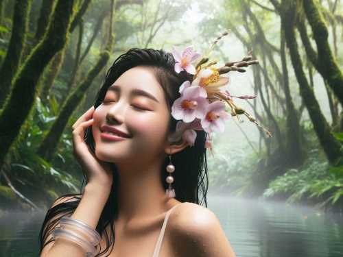 清晨的芬多精．日光晨浴