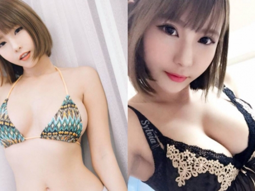 最強短髮正妹！冰山美人「希維亞」白皙F奶從旁溢出　比基尼遮不住大乳球！