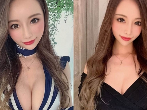超愛制服扮演的美艷正妹「Mari」，胸前大長輩讓人越看越熱！