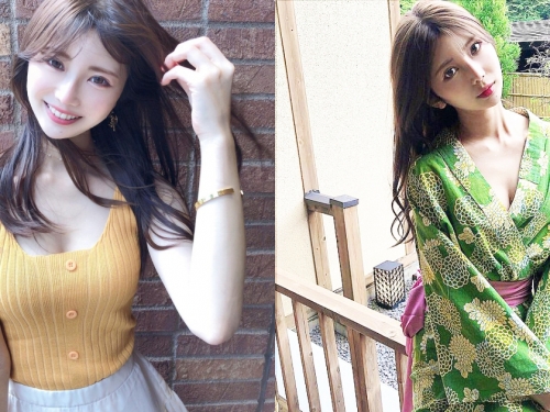 美胸櫻花妹「溫泉之旅太辣了」，「穿浴衣的深V畫面」太撩人！