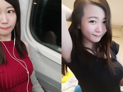 高鐵旁的妹紙穿「緊身包乳毛衣」，超有氣質讓人忍不住想搭訕～