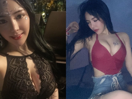 港味正妹紅色小可愛「爆乳露腰」堪比小辣椒，裸背沐浴也大方分享！