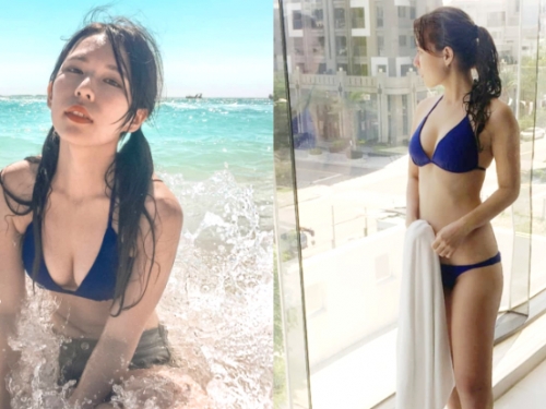 超甜美幼稚園老師！「Yuki」清新面孔身材姣好，放假就是要到海邊解放美嫩雪乳！
