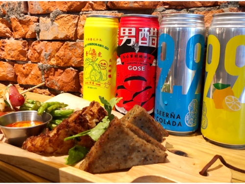 梁家瘋味再聯名！與臺虎「啜飲室」推出快閃「蘿蔔糕、餞男醋女酸啤」套餐超誘人！