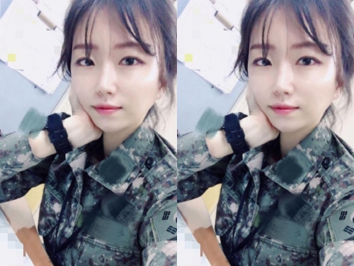 「軍中正妹」美到讓人融化！不用拿槍當武器，看到那笑容我已雙手投降～