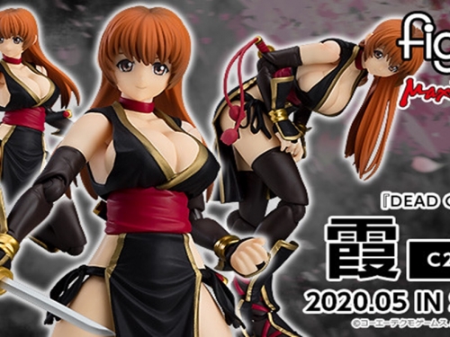 飽滿溢出！　好微笑Figma產線推出完美還原火辣身材「生死格鬥 霞 C2黑ver」超可動人偶！