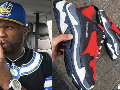 饒舌歌手50 Cent不懂老爹鞋時尚？公開抨擊Balenciaga Triple S是「障礙鞋」！