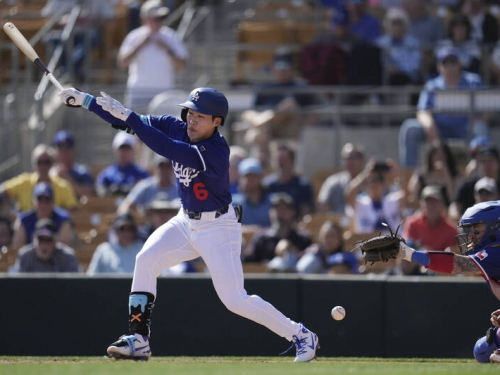 MLB》金慧成2支0、熱身賽打擊率僅1成43 道奇5選手降至小聯盟