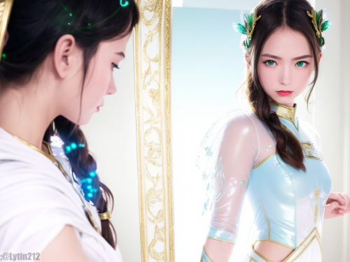 AI Art-綠眼睛