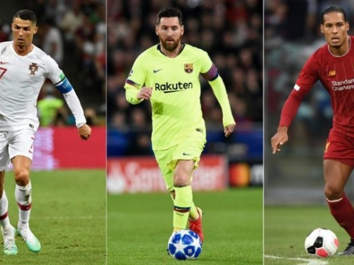 國際足球》FIFA年度最佳球員：梅西、C羅、范迪克再次PK