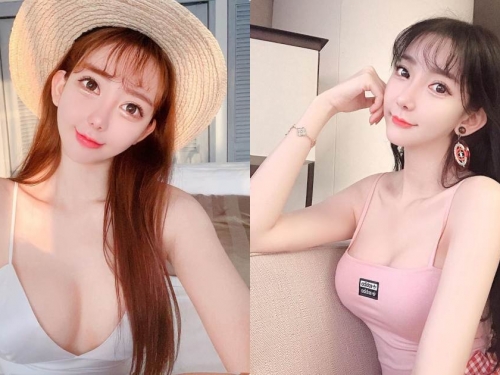 甜美港妹「度假風造型太兇」，大挖空造型讓美乳快掉出！