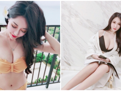 份量太狂妄！「氣質正妹」身材太不科學，纖腰巨乳還有美腿的逆天組合！