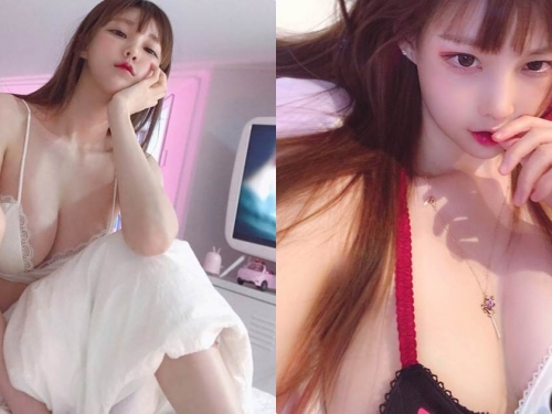 挑逗系巨乳妹子「身上布料太少」，誘惑飽滿乳量目測F級以上！