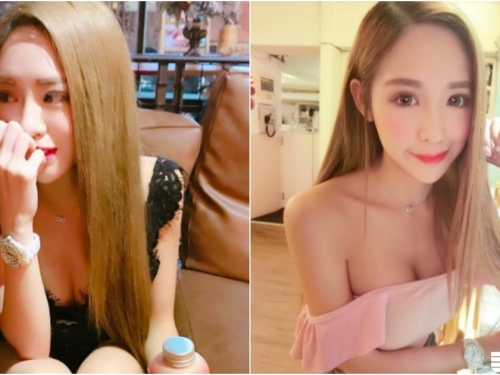 對面妹子「身材太兇猛」！緊身低胸洋裝「雪白深溝」好明顯！