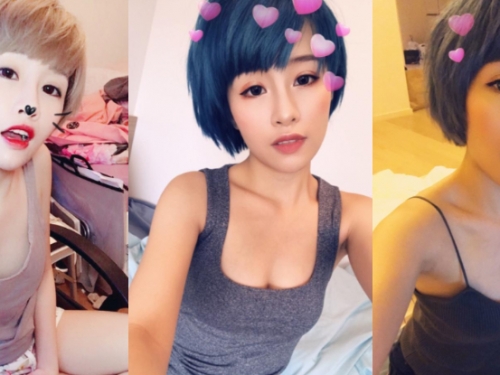 短髮直播主最愛「低胸小可愛」對嘴唱歌影片太誘人，讓人欲罷不能！