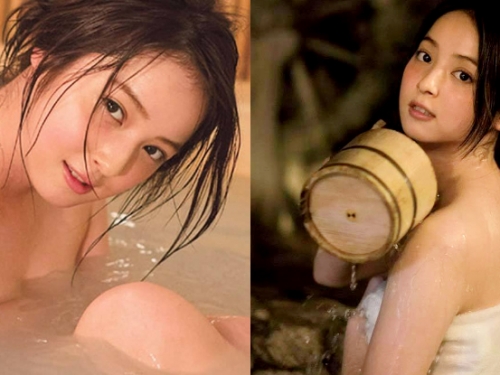 水中酥麻的滋味!快來一起沐浴泡澡，火熱激汗的「白嫩美體」佐々木希!
