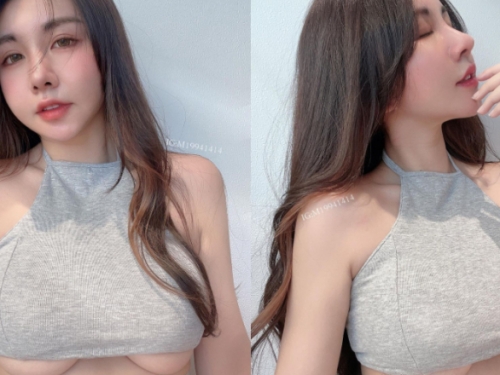 巨乳小隻馬念念露下乳甜問：「東南西北你喜歡哪一邊？」