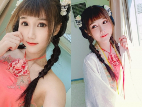 鹿鼎記必娶嫩妻！火辣雙兒「喬喬兒Sylvia」粉色肚兜望夫歸，宅男癡狂搶當韋小寶！