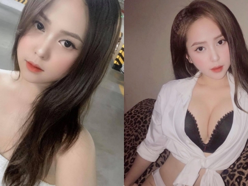 白嫩美膚妹「內衣外露很犯規」，「飽滿的雙乳」線條太可以！