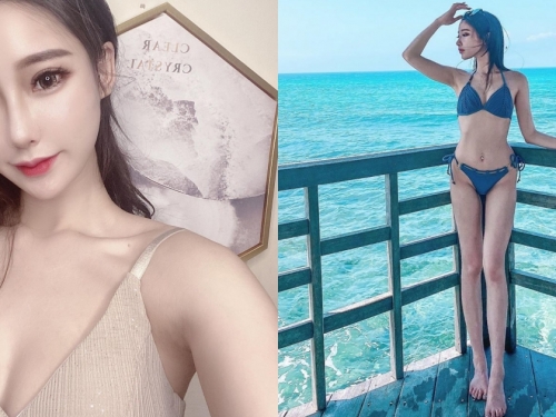 腿長太誇張！澎湖七美出現的「比基尼正妹」，100cm逆天長腿回頭率爆表！