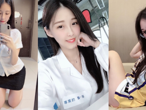 小公主「Stella Cai 蔡凡凡」化身氣質女醫師　白袍制服讓人想入非非