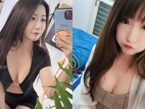 童顏巨乳妹「肉包」在花園裡一絲不掛，大膽尺度「花叢大開腿」！