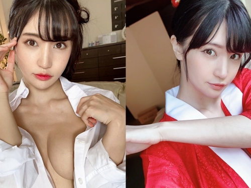 呼之欲出！　AV救世主「高橋聖子」男友襯衫造型釋放完美G奶、三角地帶乍現！