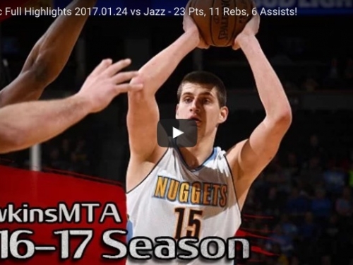 [影片]金塊21歲天才中鋒 雙十演出完勝「第一中鋒」