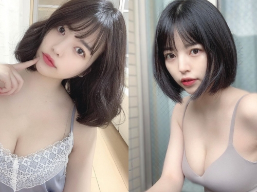 超優質短髮爆乳妹「小森ほたる」，兩顆大美乳「洶湧度飆超高」！