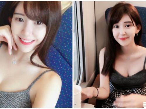 傳說中的天菜！明道超正「美乳校花」，纖腰細腿「又瘦又有料」！！