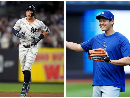 MLB》193公分的大谷翔平被洋基「法官」賈吉嚇到！「他真的超大隻」