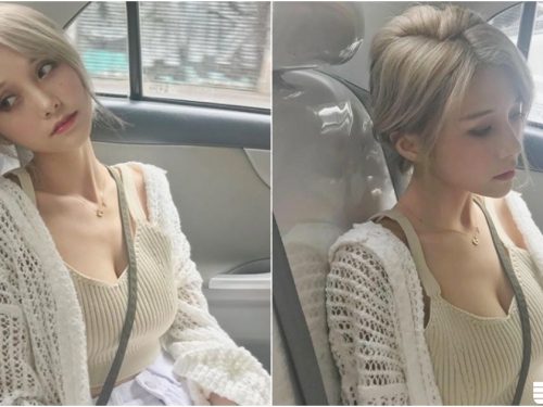 計程車上「白嫩美女」共乘，胸前豐滿安全帶繫不上，看了都願意幫他付車錢啦～