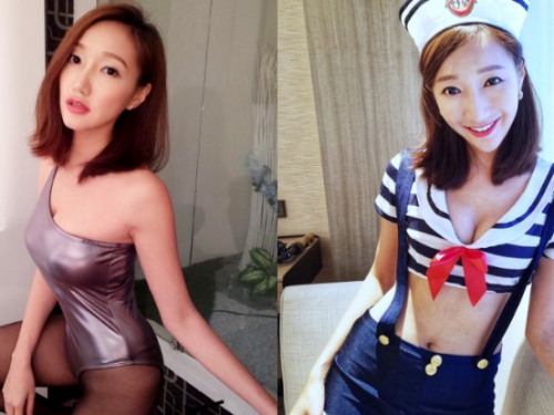 水手太辣會暈船！「婕兒Andrea」腰線逼人Ｓ型神展延，精實體態美到讓人失魂！