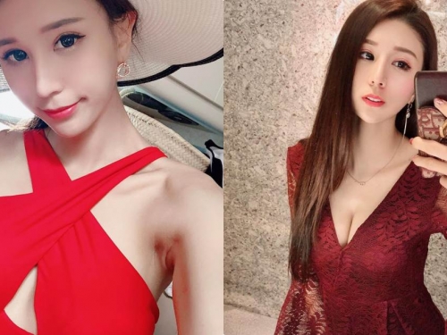 政大甜心「李小荻」酒紅禮服氣場驚人，深V事業線讓粉絲都傾倒！