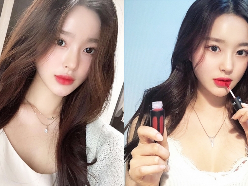 巨蟹座正妹「塗口紅時顏值爆表」，「酥胸微露」好有看點！