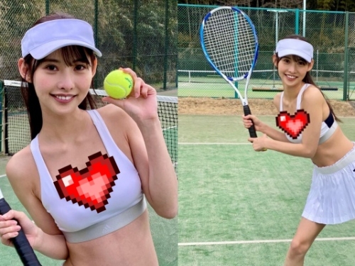 超可愛「網球女孩」！23 歲中日混血「あのん」來頭不小  骨感身材暗藏有料凶器