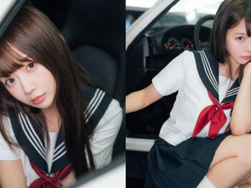 合法駕駛？童顏女學生「倩倩」甜上駕駛座，千萬粉絲搶上車！