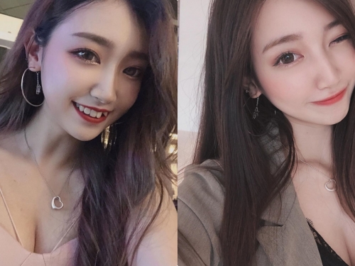 甜心虎牙正妹「優格」展現誘惑深溝，可愛甜美笑魅力爆表了！