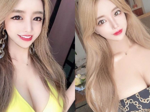 爆奶甜心胸前「地心引力」超強大，巨大乳量讓人無法專心吃飯！