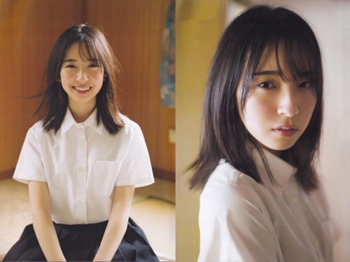 日向坂46笑顏女神「金村美玖」純白制服造型超清純　瞬間感覺穿越到民初