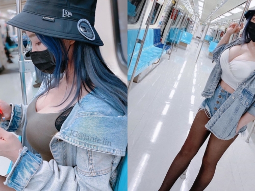 搭捷運狂瞄隔壁妹子打switch!「超兇猛弧度」讓人目不轉睛，差點都要坐過站了啦！