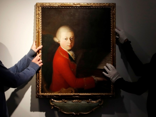 莫劄特13歲肖像畫拍賣 底價上看4000萬